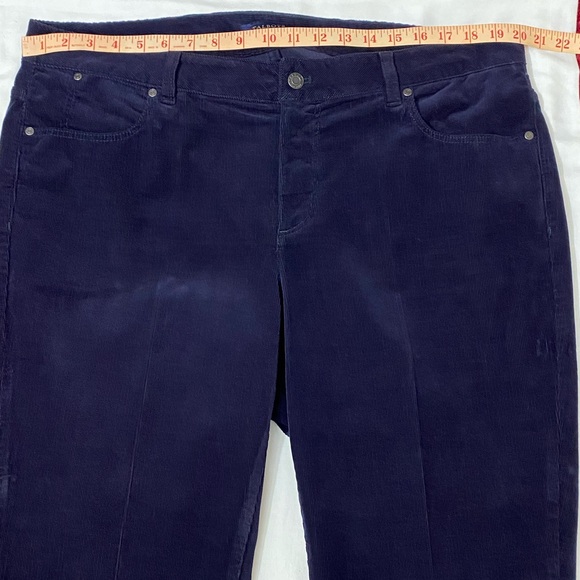 TALBOTS STRETCH CORDUROY STRAIGHT LEG PANTS SIZE 20. - Picture 4 of 6